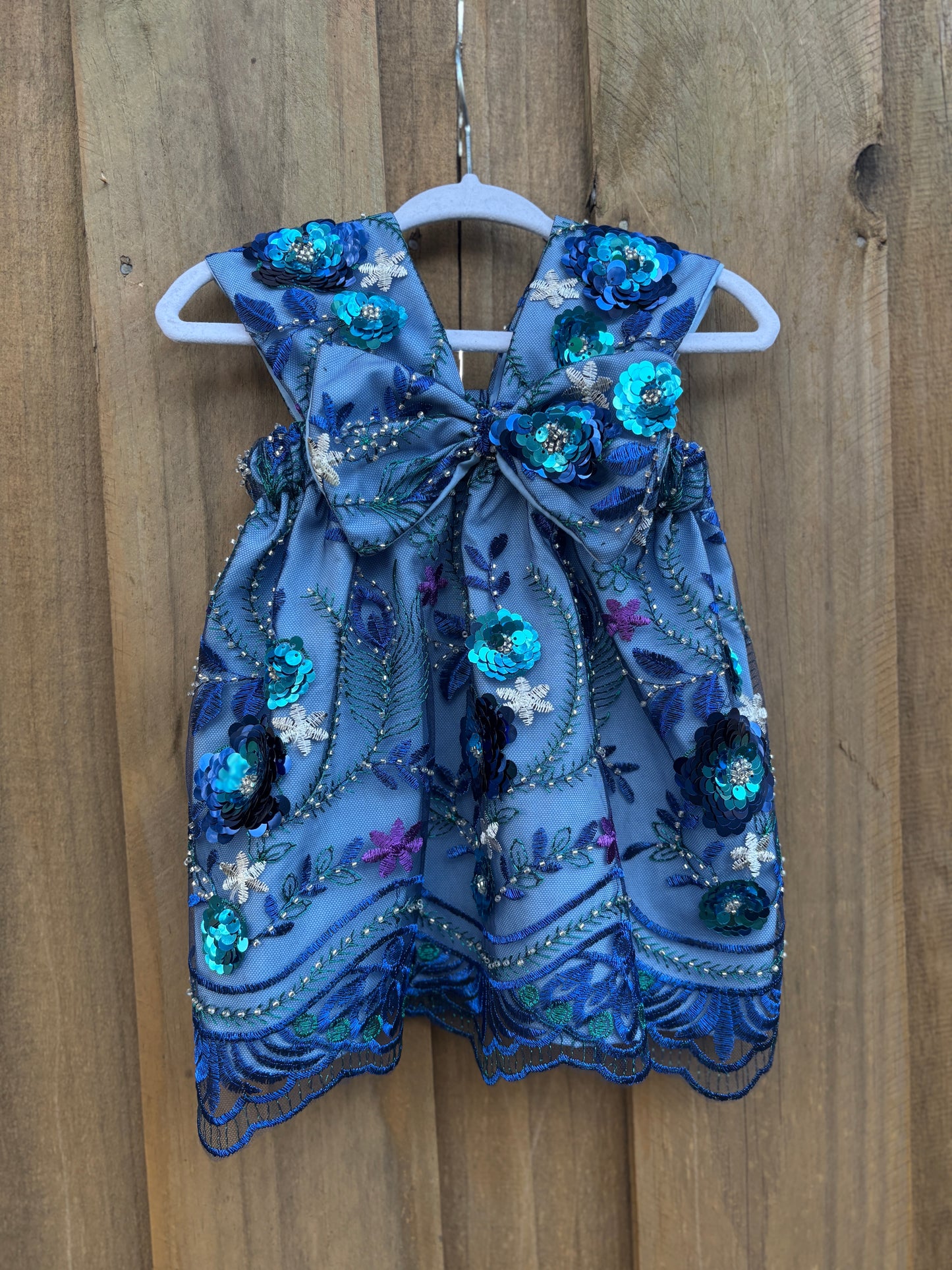 Ocean baby dress